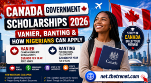 Canada Government Scholarships 2026: Vanier, Banting & How Nigerians Can Apply